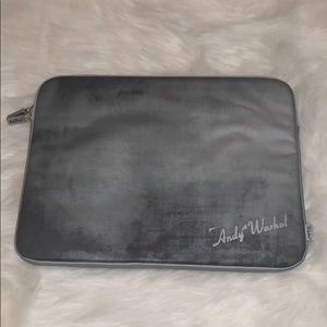 Vintage Andy Warhol laptop case
